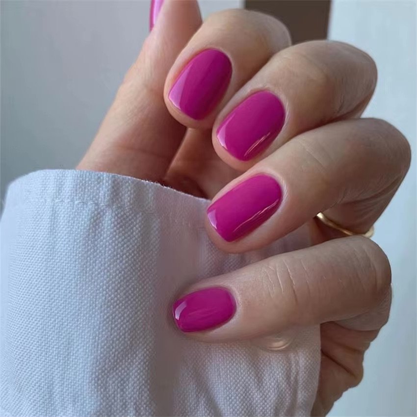Uñas press on Fucsia Klaia Beauty